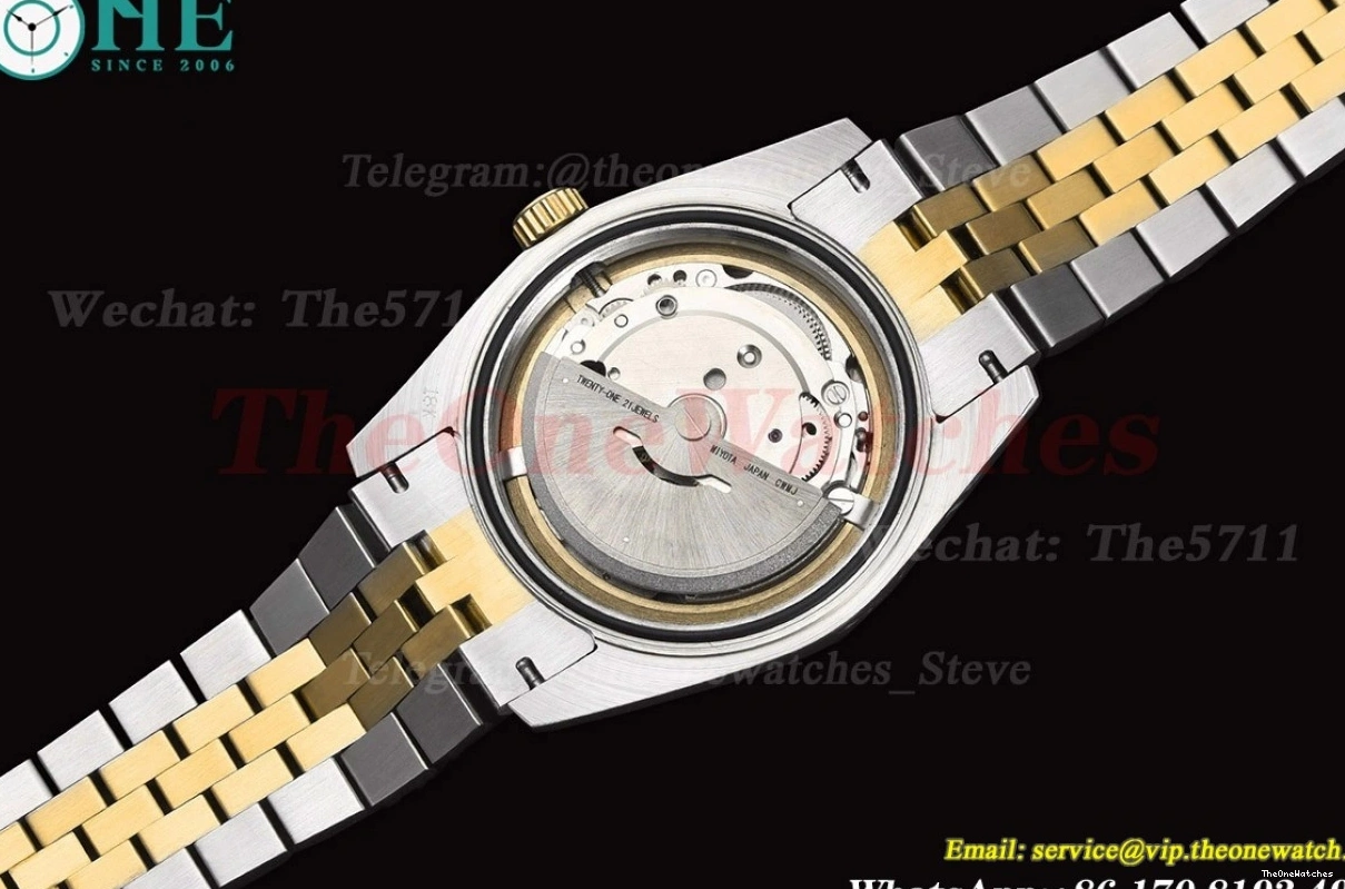 Jub Datejust Palm YG Dial SS GDF 126233 MY8215 Dia Motif 36mm 0122